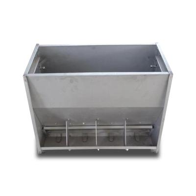 China Labor Saving Customize Stainless Steel Hog Feeder Through Water Metal for sale