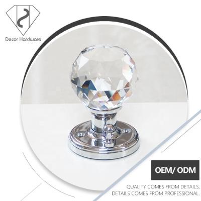 China Ornament, modern luxury crystal front door knobs and handles, door knobs bedroom for sale