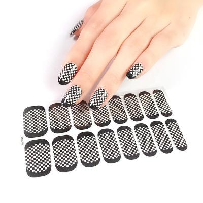 China Nail Art Wholesale Private Label Finger Nail Wraps Custom Luminous Nail Wrap For DIY for sale