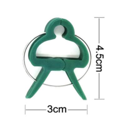 China Matel+PE Plastic Agriculture Greenhouse Garden Clamps Clips for sale