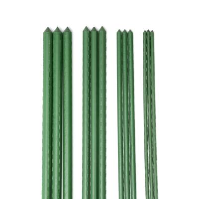 China Matel+PE Plastic Coated Garden Stakes Plant Support Frame For Plant Climbing Supports for sale