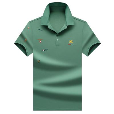 China Custom Logo High Quality Anti-shrink 100%cotton Fashion Simple Men's Polo Shirts Clothing for sale