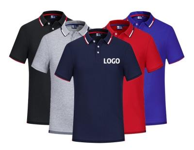 China OEM service logo cotton plain cotton heavy duty multicolor men's basic polo t-shirts anti-shrink T-shirt for sale