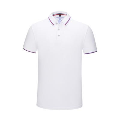 China Custom Logo PK Anti-Shrink Cotton Polo T-Shirt Uniform for sale