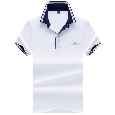 China Latest Design Summer T-shirt Cotton Anti-Shrink Men Golf Short Sleeve Polo Shirts for sale