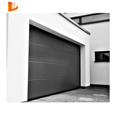 China Anti-theft Wooden Garage Doors With Pedestrian Door Sectional Garage Door for sale