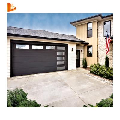 China Anti Theft Cheap Heavy Duty Sectional Garage Doors With Pedestrian Door Or Windows for sale