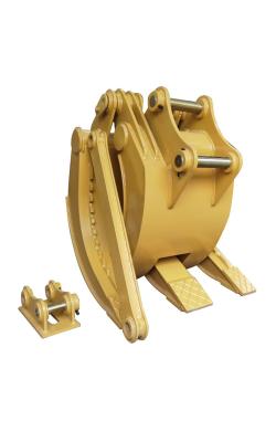 China Wooden Excavator Log Grapple Q345B Mechanical Grapple Bucket for sale