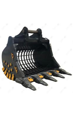 China Backhoe Excavator Skeleton Bucket 60 Inch Skeleton Rock Bucket for sale