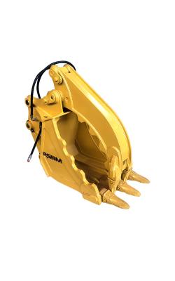 China Precision Control Excavator Grab Bucket Premium legering voor het schoonmaken van terreinen Te koop