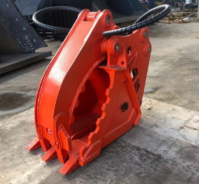 Κίνα OEM Excavator Grab Bucket with strength Steel and Double Acting Bucket Cylinder προς πώληση