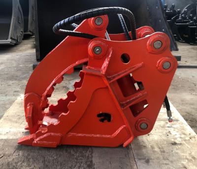 China Rock Teeth Auxiliary Excavating Hydraulic Thumb Bucket For Operation Te koop