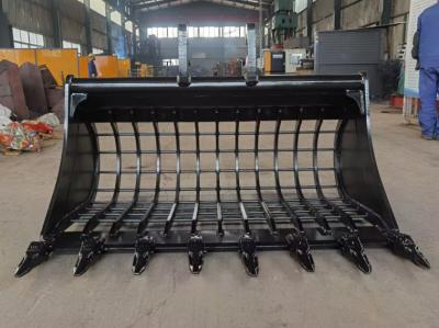 China Heavy Duty Excavator Skeleton Bucket Made From NM400 With Hydraulic Power for sale