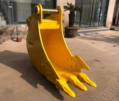 China 1-60T Kompatibilität Hochkohlenstoffstahl Schneidkante Material Digger Trenching Bucket für schwere Ausgrabungen zu verkaufen