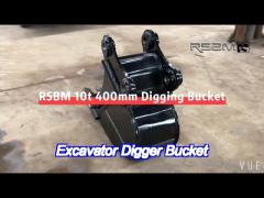 thicker plate excavator digger bucket with certifications  oem