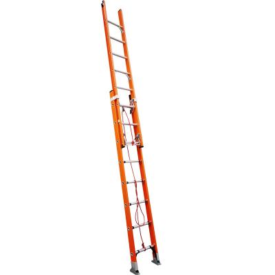 China 8*8 Insulation Ladders Rope Ladder Firefighting Fiberglass Step Safety Telescopic Ladder for sale