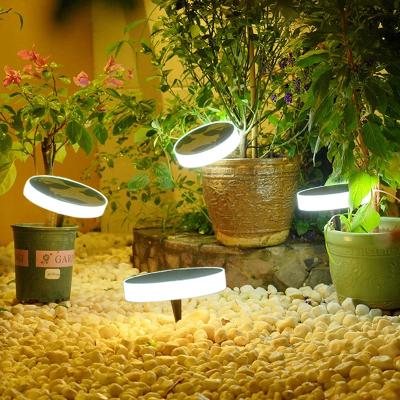 China Outdoor Yard Garden Pathway Floor Under Ground Decoration Solar Power Lawn Yard Led Buried Night Light for sale