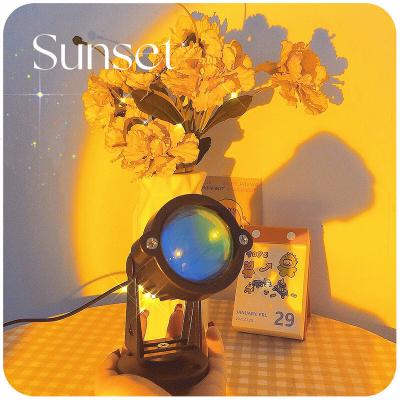 China Lighting Small Photo Atmosphere Creation Light of Mini Wall Hanging Sunset Light Live Room Environment Projection Light Functions for sale