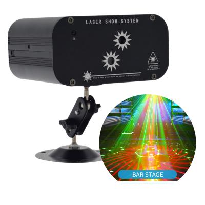 China Model Mini Led Voice Control Stage Lamp 48 Stage Family Party Laser Lights Ktv Radium Projector Christmas Remote Control Lamps for sale