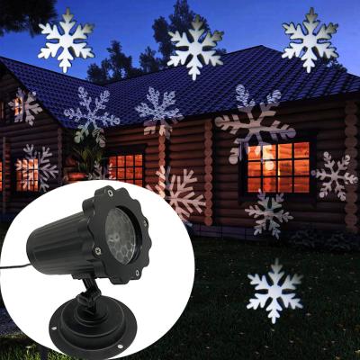 China Holiday Outdoor Waterproof Landscape Christmas Decoration Snowflake LED Snowfall Projector Lamp Decorative Lighting Lights for Xmas Party for sale