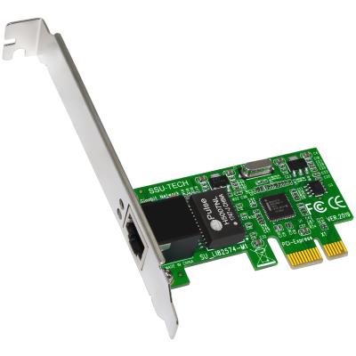 China PCI Intel I82573 PCI-e Server Giga 1000m Lan Card 4 Port Rj45 Adapter Converter Desktop Network Card for sale