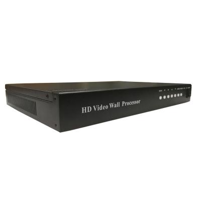 China Plug and play HD video wall processor 3X3 also support to make 2x3/3x2/2x4/4x2 video wall display for sale