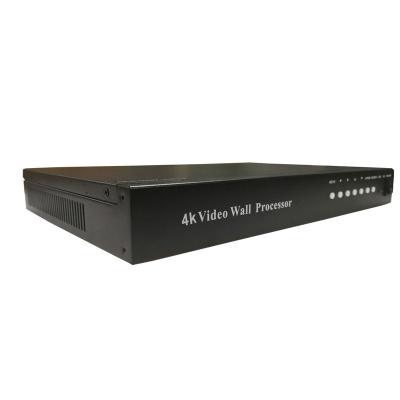 China Video signal slot and process 9 ch 4k TV video wall controller support to make 3x3 /3x2/3x1/1x3/1x4/2x3/2x4.. video wall for sale