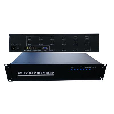 China Indoor 4096x2160@60Hz 4x4 TV Video Wall Controller Support To Make 3x4/4x3/3x5/5x3/4x4 Video Wall for sale