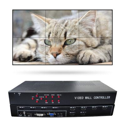 China Full HD TV Wall Video Wall Controller 3*2 3*3 Use For Wall Mount Or Hanging LCD Display for sale