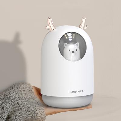 China Hot Selling 2019 New 130ml USB Humidity Portable Air Humidifier Mini Humidifier With Night Light Cheap Price for sale