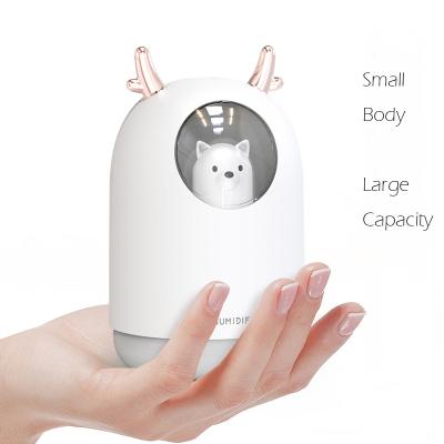 China Promotional Gift 300ML Portable Portable Air Humidifier USB Mini Table Desp Humidifier Personal Air Humidity for sale