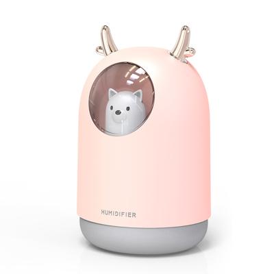 China Household Home Appliance Wholesale 300ml Electric Cute Diffuser Air Humidifier for sale