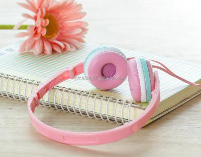 China With newer arrival phone beautiful headband style bright and clear microphone/strong bass stereo headband cute resolution cute earphones for girls for sale