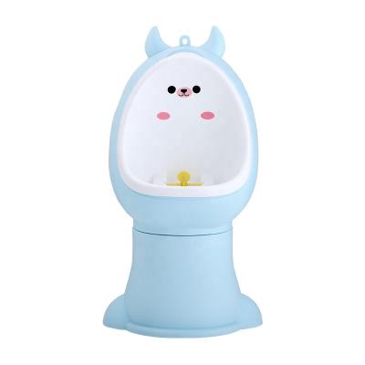 China Cute Cartoon Baby Boy Urinal Floor Type Plastic Urinal Adjustable Urinal For Kids for sale