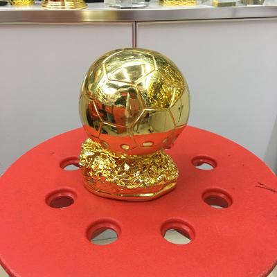 China India Soccer RESIN Trophy , Soccer Sporting Competitions Awards Trophy for sale