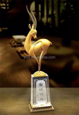 China Arab Europe Oryx Shape Trophy Metal Trophy for sale