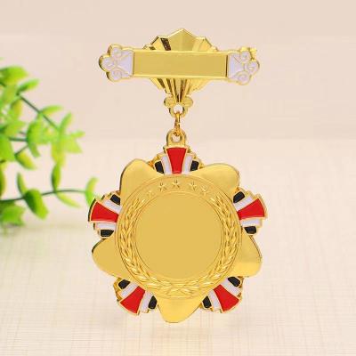 China High Quality 3D Knighthood Medal Metal Badge High Quality Metal Badge Enamel Lapel Pin Badge Military 3 D Button Badge for sale