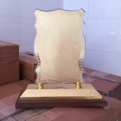 China Europe 2017 New Design Wooden Base Trophy JC-01 for sale