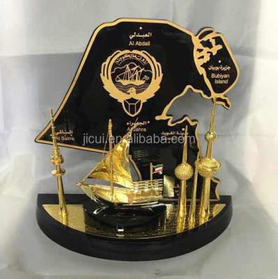 China NEW Europe style beautiful high quality kuweit dhow acrylic trophy with home ministry decor and gift for sale