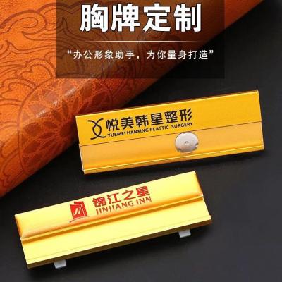 China Magnetic Factory Selling Custom Name Badge Back /Name Magnetic Name Tag / Badges With Your Logo for sale