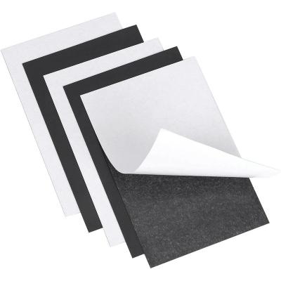 China Durable Magnetic Paper with Strong Self Adhesive Sticky Magnet Sheets for Photo and Picture Magnets for sale