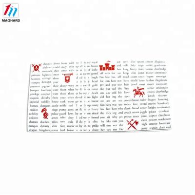 China Industrial Custom Fridge Decorative Letters Magnetic Magnet Words For Study for sale