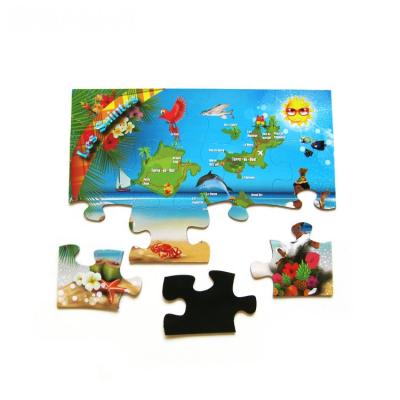 China Eco-friendly Personalized Personalized Paper Jigsaw Puzzle Toy Fridge Magnets for sale