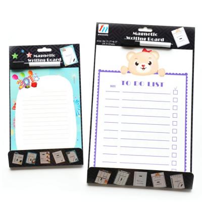 China Erase Notepad Magnetic Writing Board With Magnet Marker OEM for sale