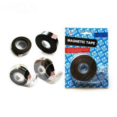 China Durable Flexible Magnet Stationery Rubber Adhesive Magnetic Tape With Dispenser for sale