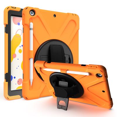 China Full Shoulder Shockproof Belt Cover Protect Case with Stand and Pencil Holder for iPad iPad 10.2 2019/2020 with Pen Slot Tablet Cover for sale