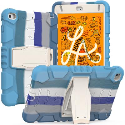 China Popular new colors shockproof tablet case for ipad mini4/5 with rugged kickstand for sale