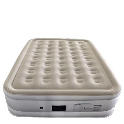 China Foldable Home Lazy Bed Intensifying Double Anti Dirt Automatic Inflating Mattress Built-in Moisture Pump for sale