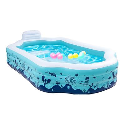 China Family Home Kids Lounge Normal Inflatable Pool Kids Garden Backyard Inflatable Pool YC05 for sale