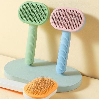 China GP047 Viable Pet Supplies Cat Removal Floating Hair Needle Comb Brush Dog Hair Remover Grooming Comb for sale